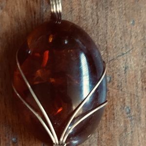 Amber pendant.